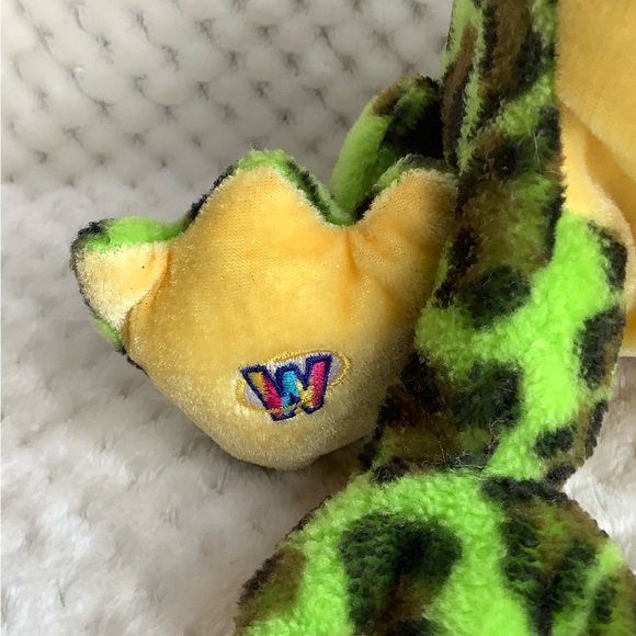 Ganz Webkinz Green and Yellow BullFrog Stuffed Animal Plush No Code - Picture 2 of 8